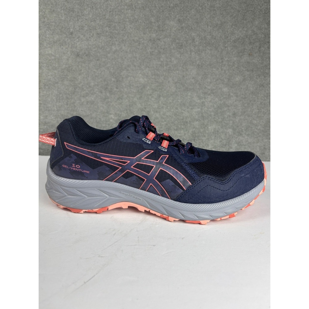 ASICS Gel-Venture 10 Trail Running Shoes Wide 11 Blue Pink 1012B761 - Picture 9 of 12